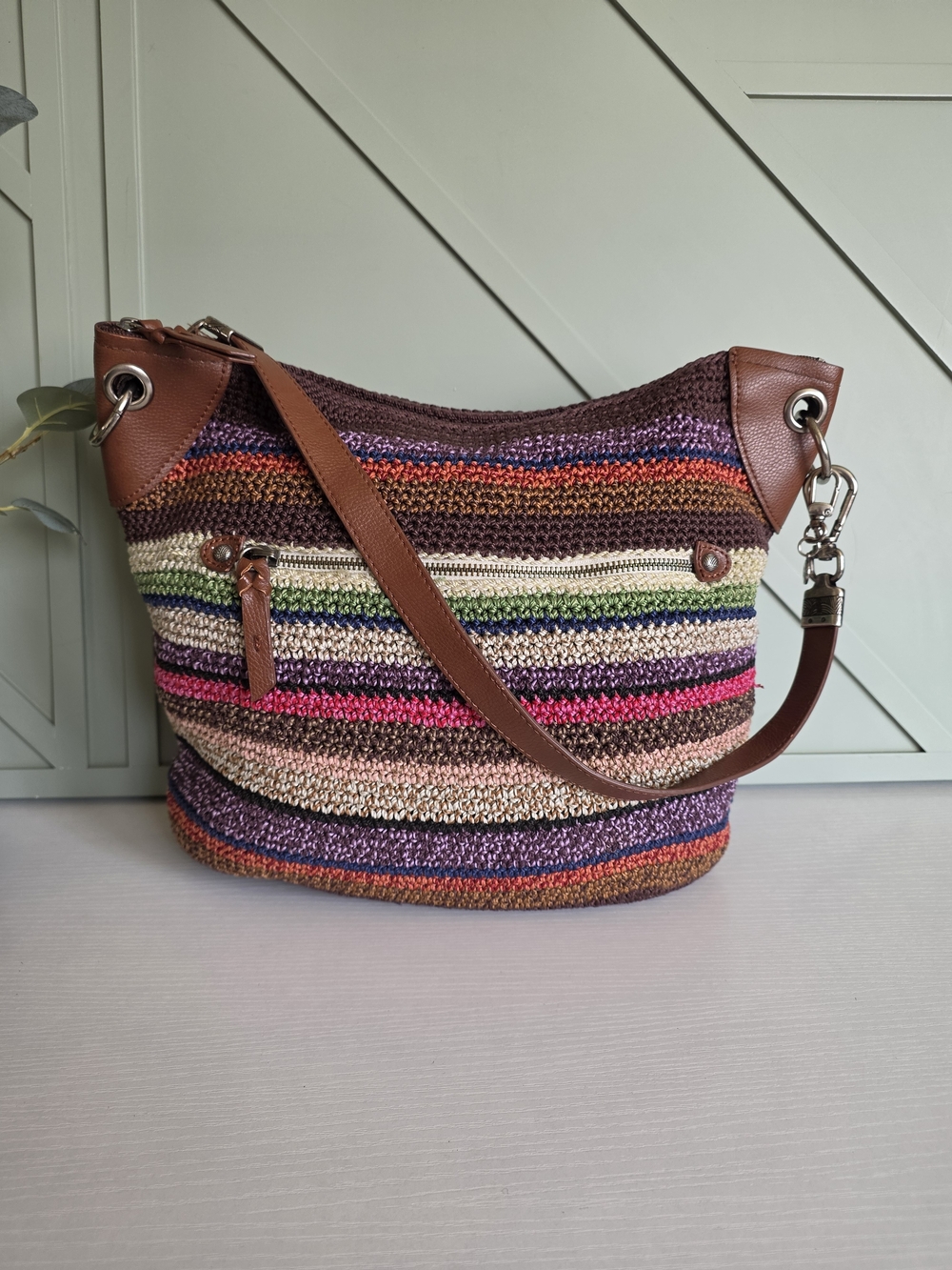 The Sak Sequoia Crochet Hobo